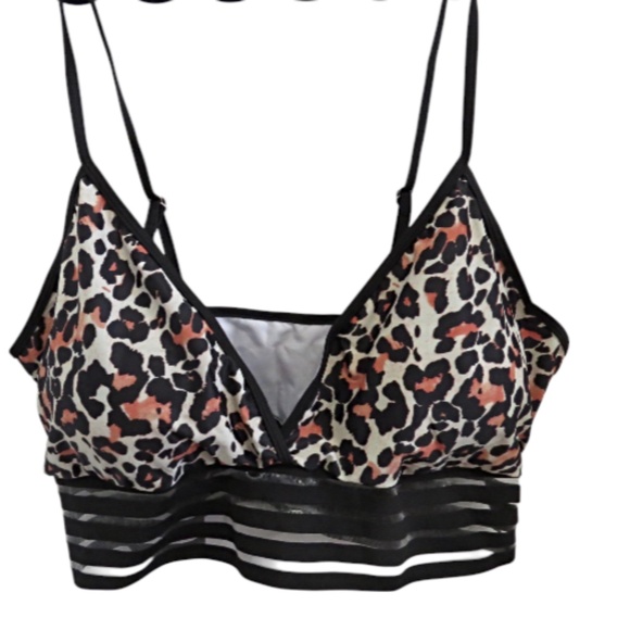 NEW 2 Pieces Leopard Print  Bikini / Lingerie Size 4X - Picture 2 of 6